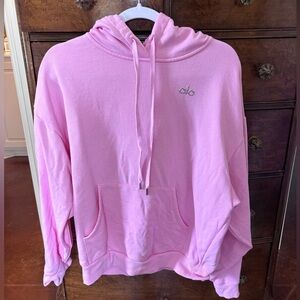ALO Yoga Accolade Hoodie - Sweet Pink size Small